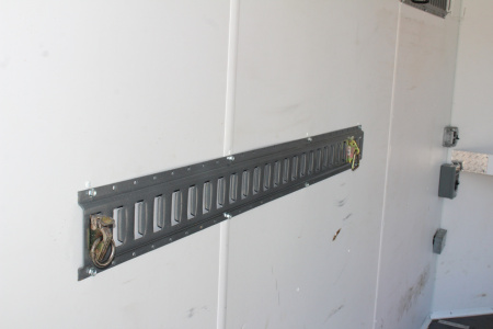 Used 2021 NEO NAM 7.5' x 14' Aluminum Enclosed Motorcycle UTV Trailer - RAMP DOOR - 7' Interior Height - 7000# GVW
