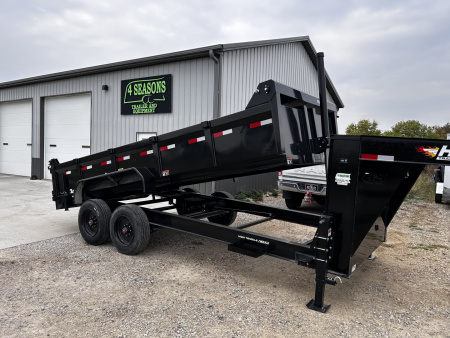 New 2026 H&H Trailers 83 X16' GN TELESCOPIC DUMP TRAILER 17.6K GVWR Dump Trailer