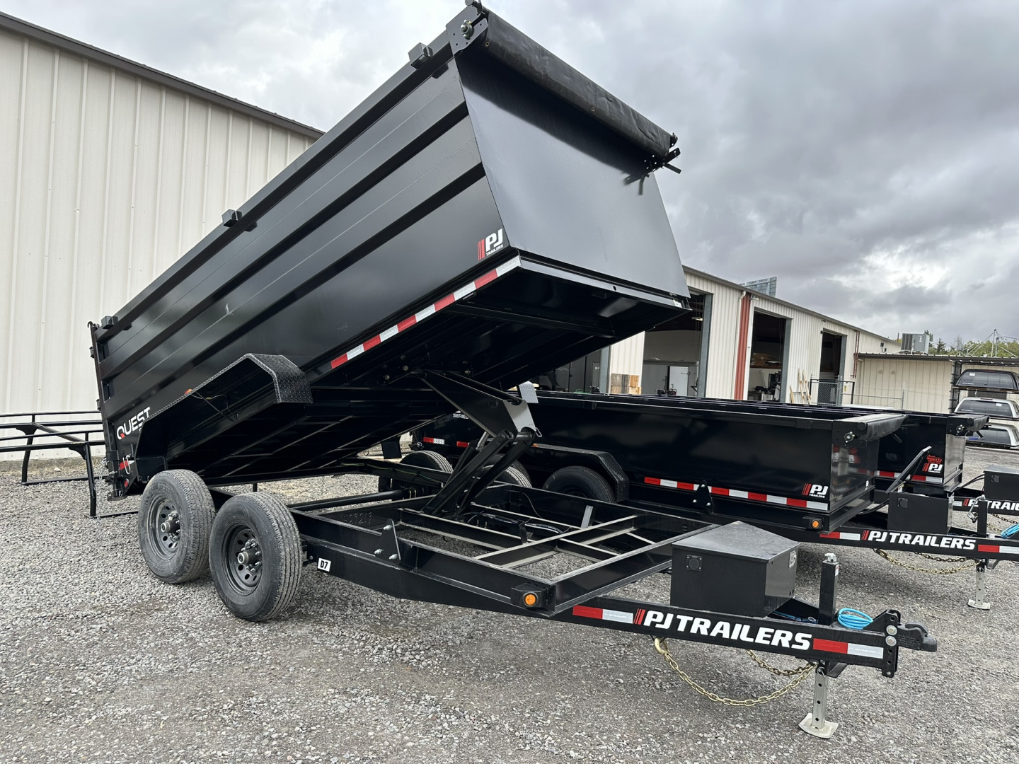 New 2026 PJ Trailers D7 7X14-4 Dump Trailer