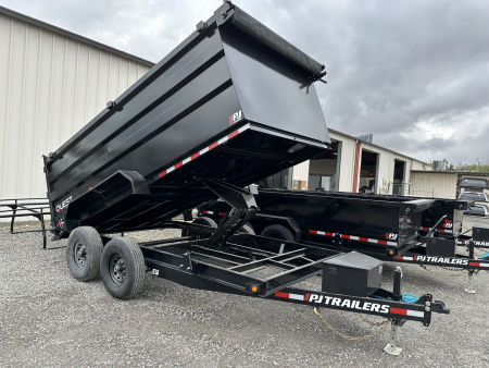 New 2026 PJ Trailers D7 7X14-4 Dump Trailer