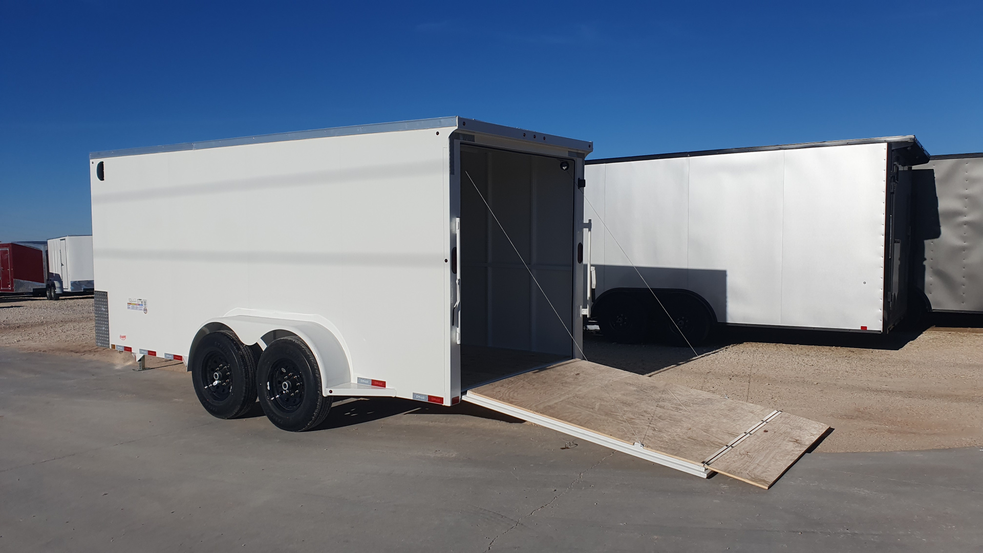 New 2026 Delco 6’8"x16’ BP Steel Enclosed Trailer – E7