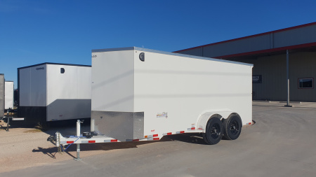 New 2026 Delco 6’8"x16’ BP Steel Enclosed Trailer – E7