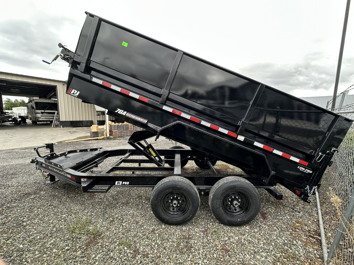 New 2026 PJ Trailers DL 7X14-2+2 Dump Trailer