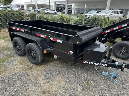 New 2026 PJ Trailers D5 5X10-18 7K Dump Trailer