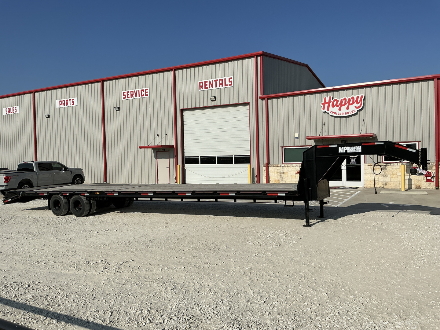 Used 2025 MP Custom Trailers FB Flatbed Trailer