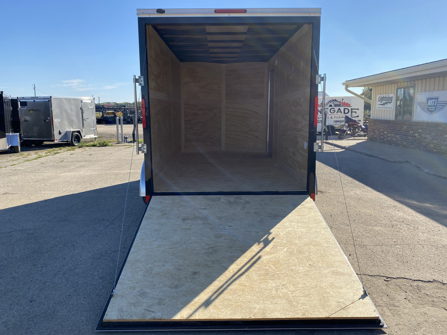 New 2026 Cross Trailers 7X14 V-Nose w/Ramp Door & 7ft Interior Height Cargo / Enclosed Trailer