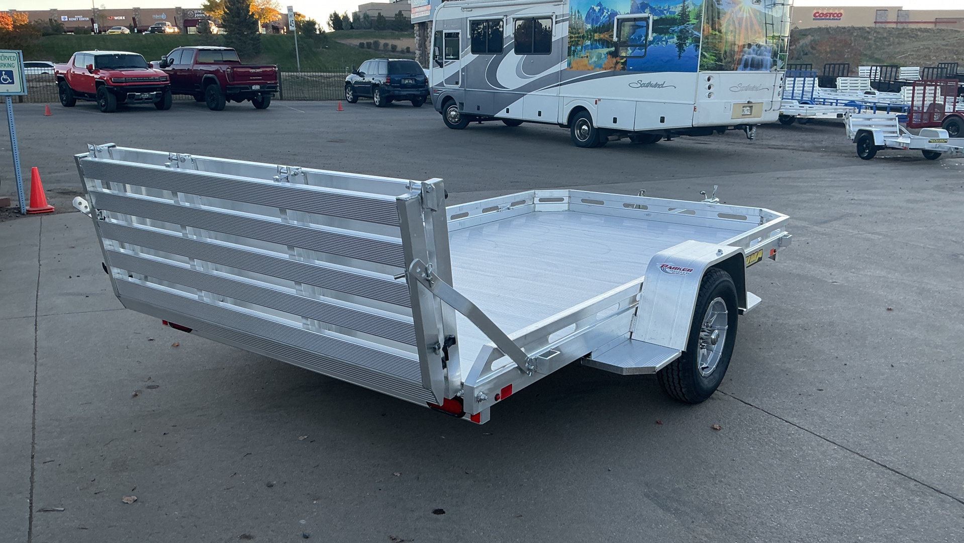 New 2026 Aluma 7712H-S-BT Utility Trailer
