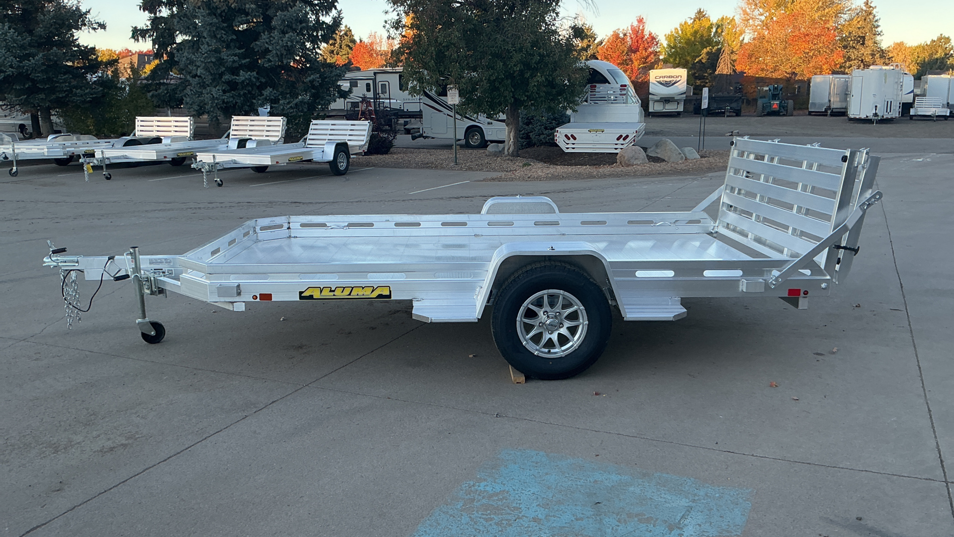 New 2026 Aluma 7712H-S-BT Utility Trailer