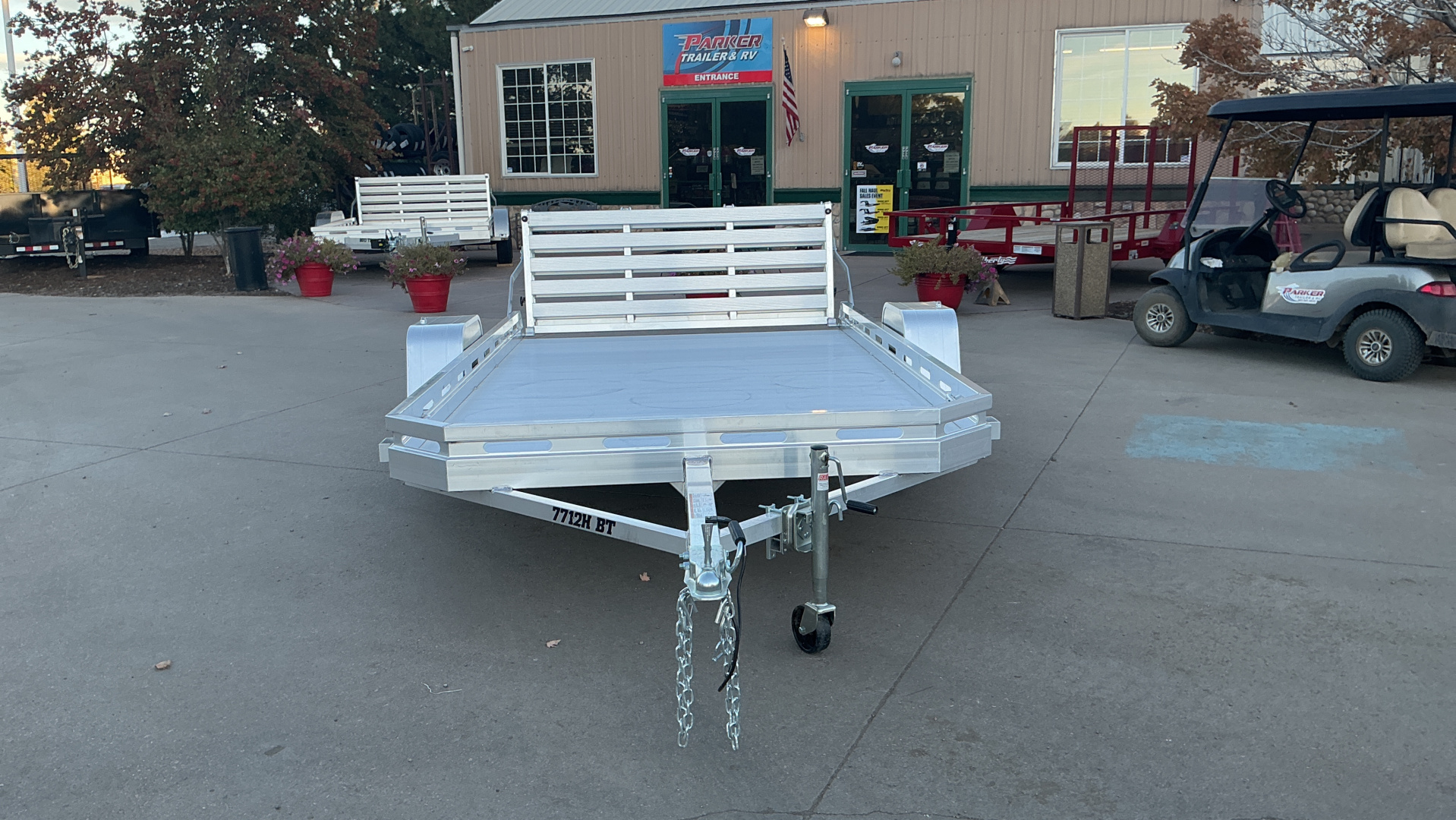 New 2026 Aluma 7712H-S-BT Utility Trailer