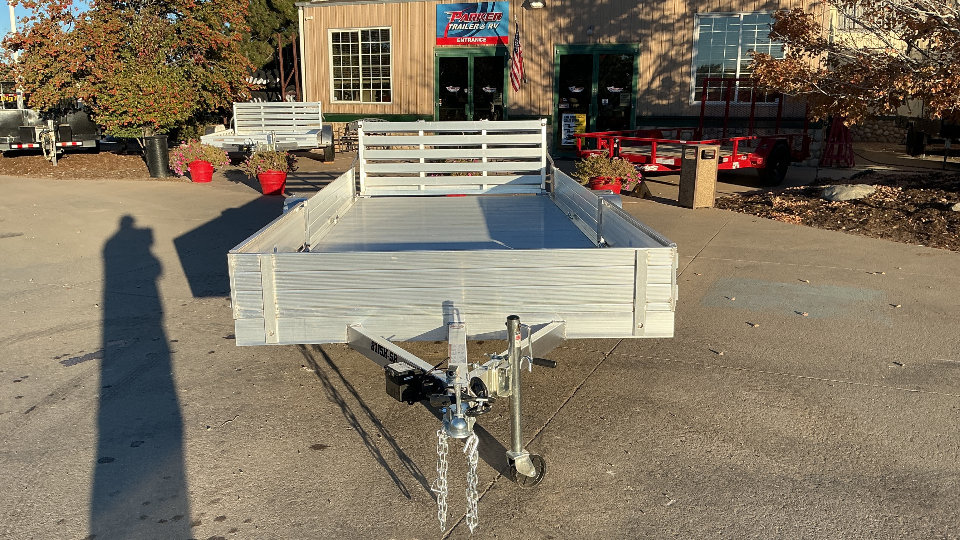 New 2026 Aluma 8115H-S-EL-R-BT-SR Utility Trailer