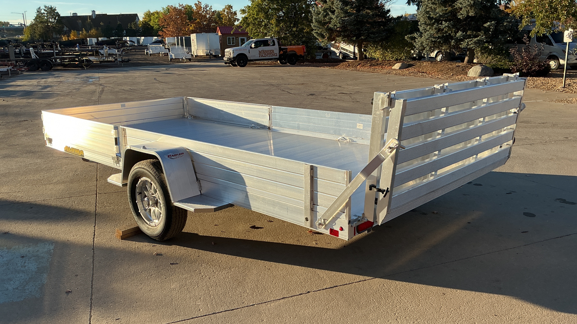 New 2026 Aluma 8115H-S-EL-R-BT-SR Utility Trailer