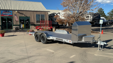 New 2026 Aluma 8216H-ANV-TILT-TA-EL Flatbed Trailer