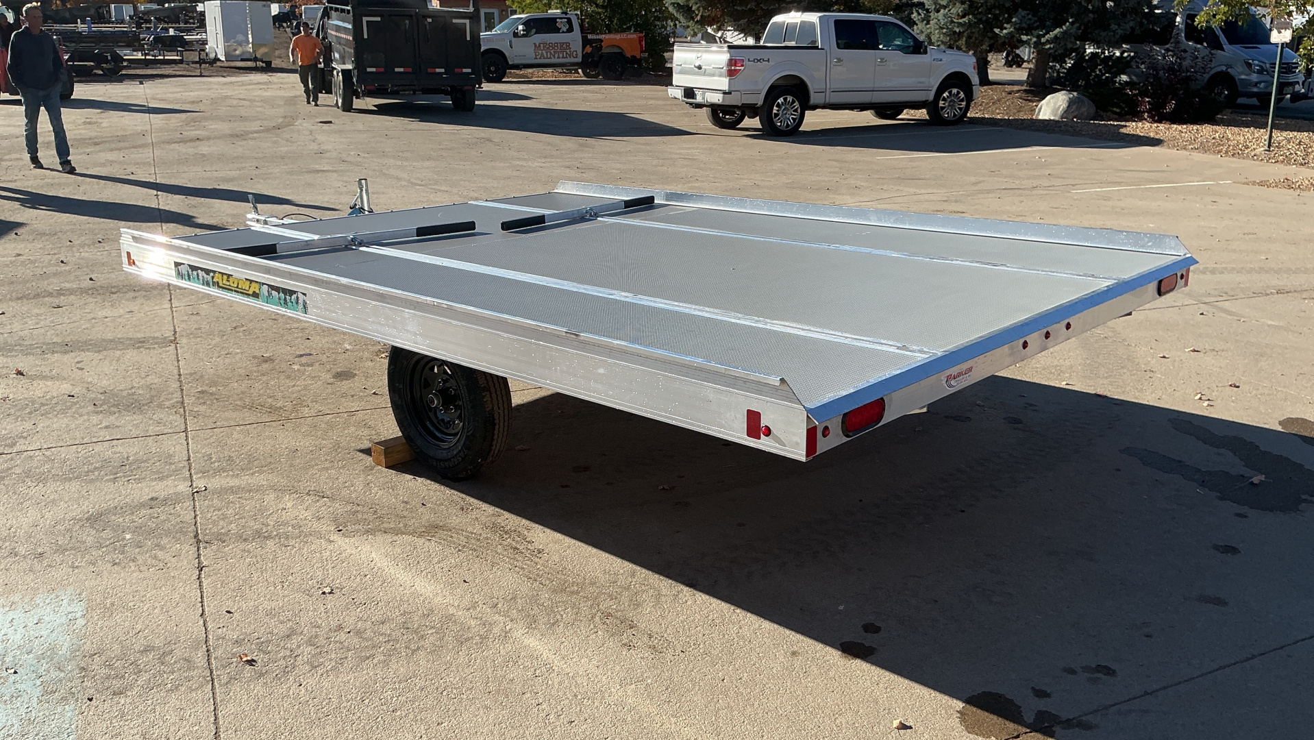 New 2026 Aluma 8612TILT-S-13SL Utility Trailer