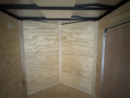 New Damaged Inventory 2026 Cross Trailers 7X16 V-Nose w/Ramp Door & 7ft Interior Height Cargo / Enclosed Trailer