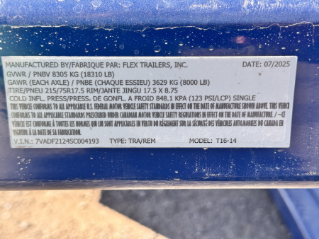 New 2025 Air Tow T16-14 Drop Deck Trailer (DESC)