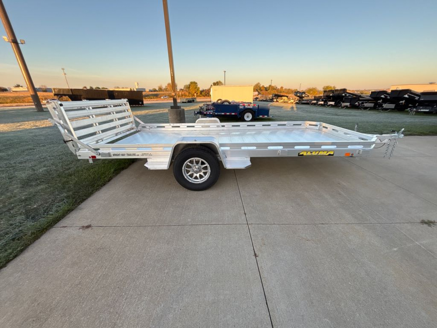 New 2026 Aluma 7814S-BT Utility Trailer