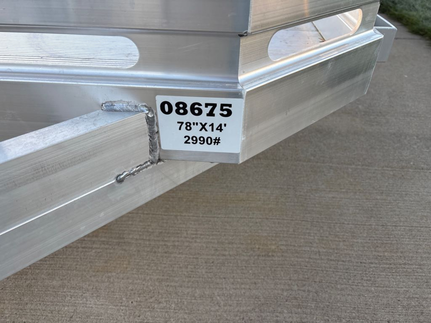 New 2026 Aluma 7814S-BT Utility Trailer