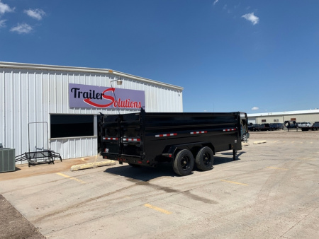 New 2026 PJ TRAILERS 16' X 83" X 48" Sides With 2 10000LB Torsion Axles Dump Trailer