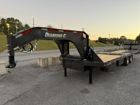 New 2026 Diamond C FMAX212 GOOSENECK Trailer PACESETTER EDITION HYDRO DOVE & JACKS DISC BRAKES ALUMINUM OUTER RIMS
