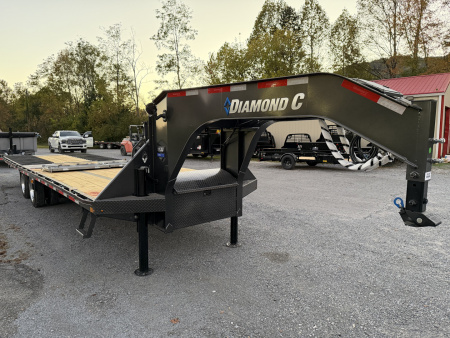 New 2026 Diamond C FMAX212 GOOSENECK Trailer PACESETTER EDITION HYDRO DOVE & JACKS DISC BRAKES ALUMINUM OUTER RIMS