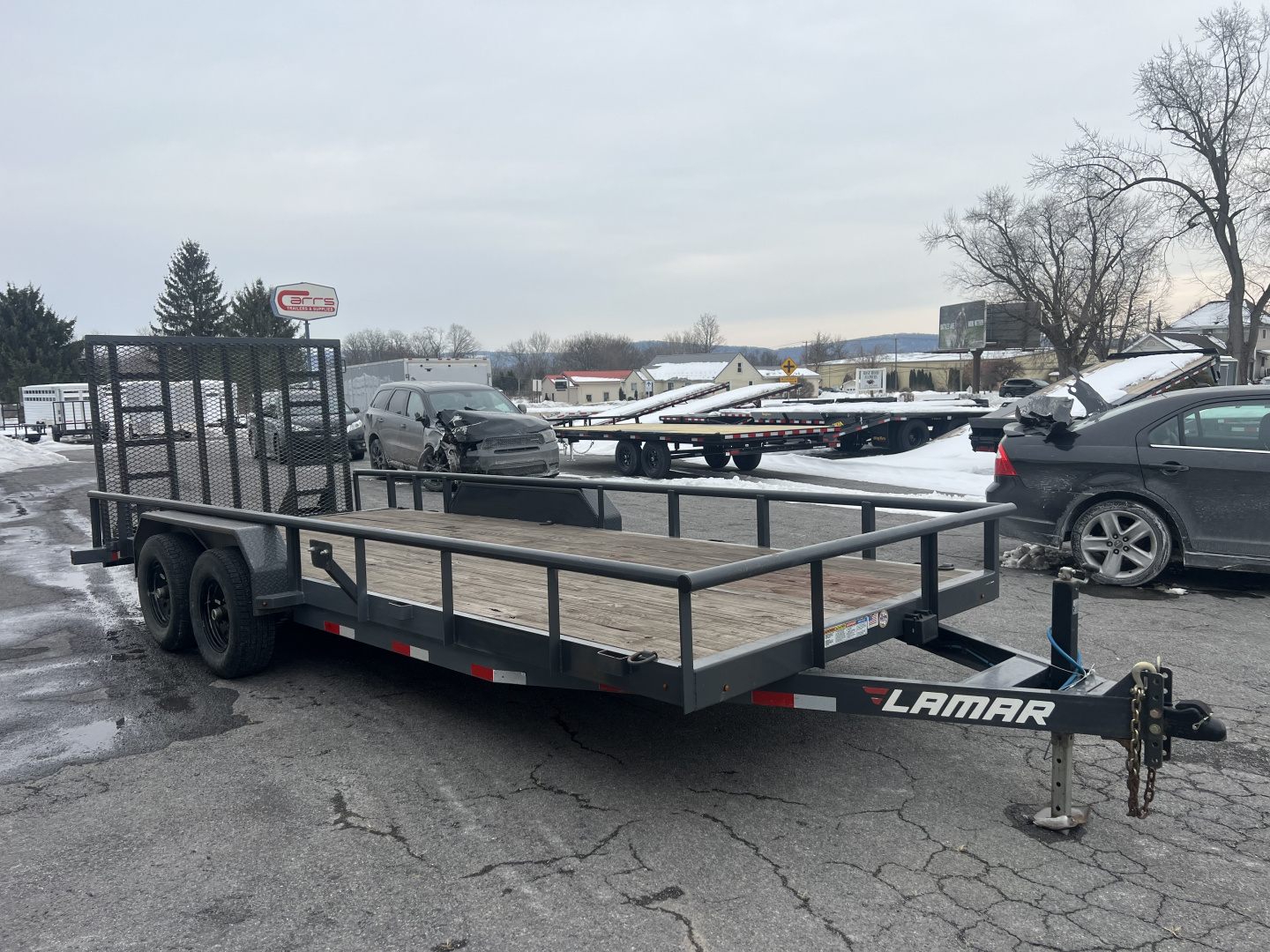 Used 2022 Lamar Trailers 7x20 10K Landscape/ Equipment Trailer