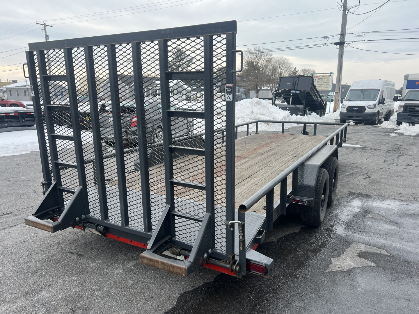 Used 2022 Lamar Trailers 7x20 10K Landscape/ Equipment Trailer