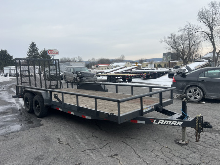 Used 2022 Lamar Trailers 7x20 10K Landscape/ Equipment Trailer