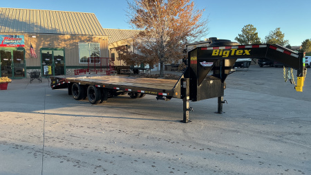 New 2026 Big Tex Trailers 25GN-25D5A-MRBK Flatbed Trailer
