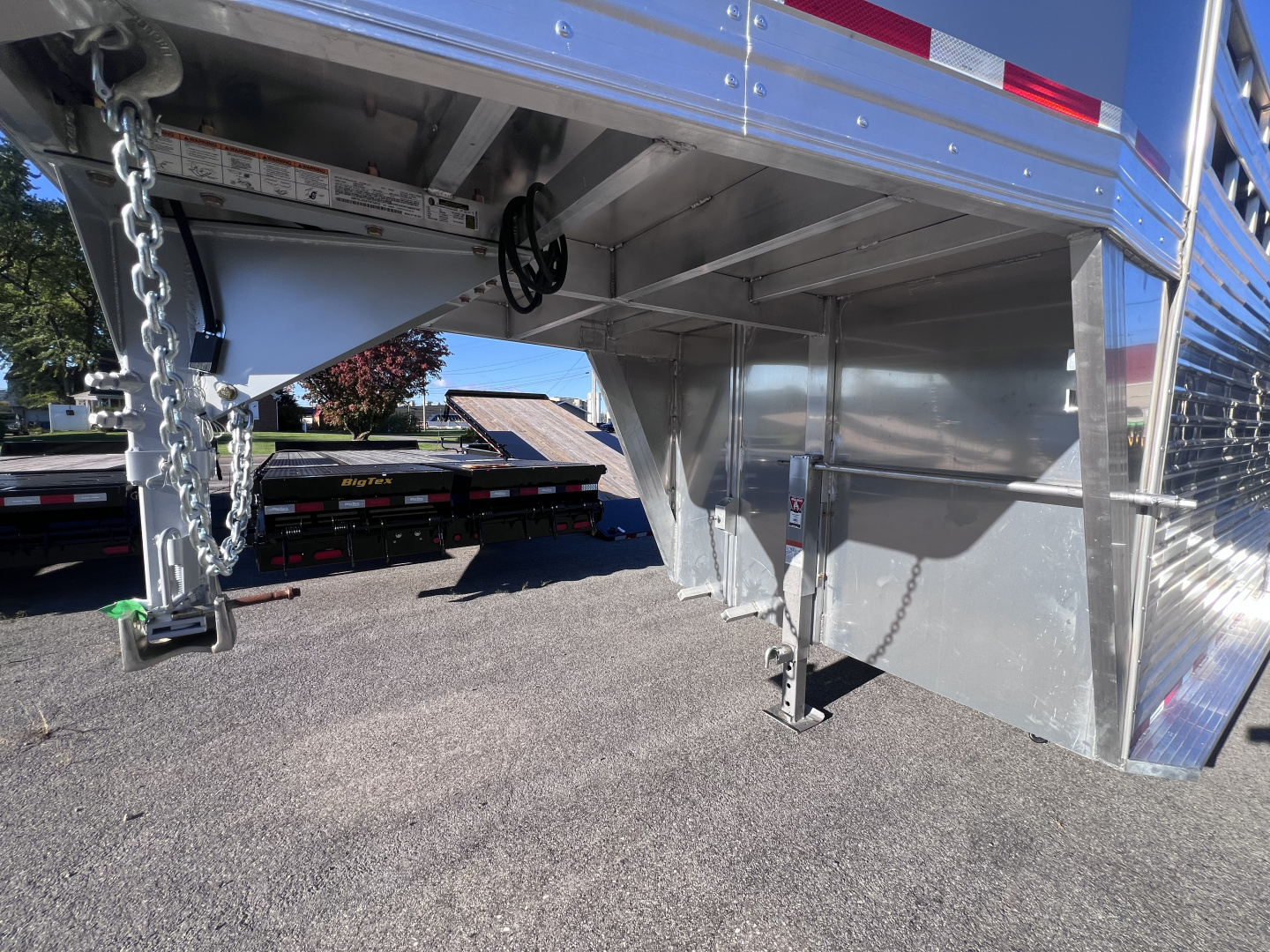 New 2026 Frontier Trailers 7x20 14K Gooseneck Stock / Stock Combo Trailer