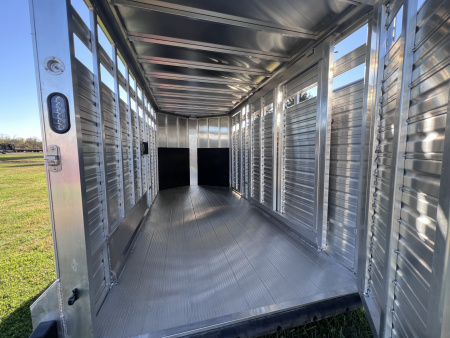 New 2026 Frontier Trailers 7x16 10K Livestock Bumper Pull Series Stock / Stock Combo Trailer