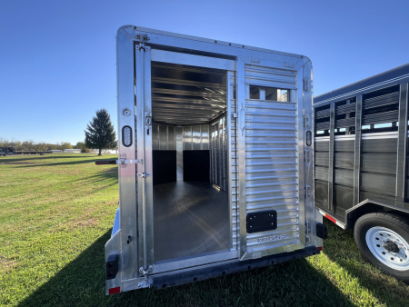 New 2026 Frontier Trailers 7x16 10K Livestock Bumper Pull Series Stock / Stock Combo Trailer