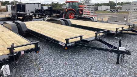 New 2026 P & T Trailers 20' wood deck Car Hauler