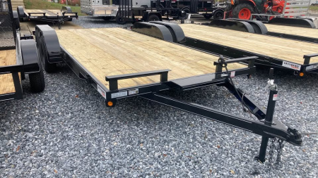 New 2026 P & T Trailers 18' wood deck Car Hauler