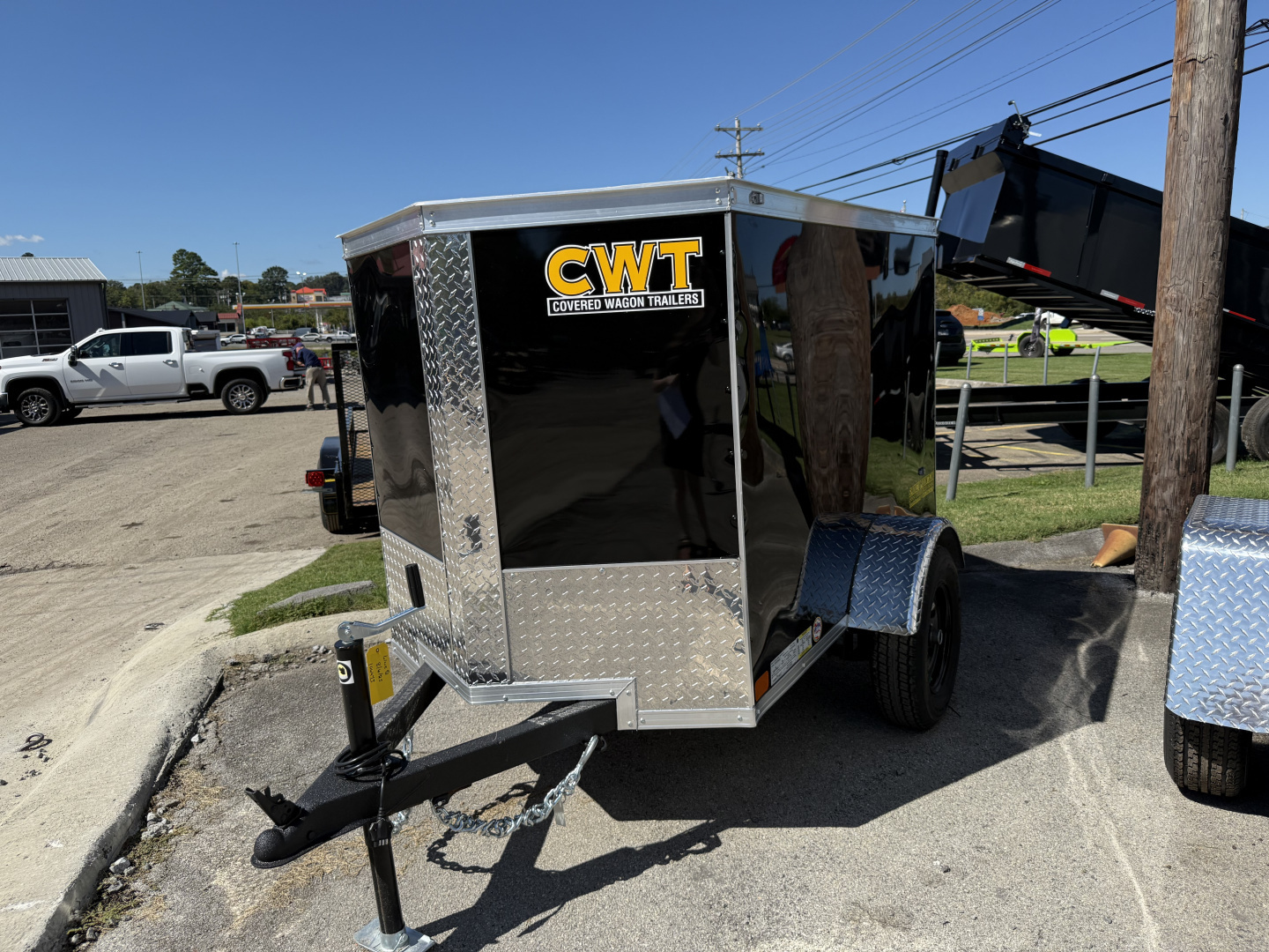 New 2026 Covered Wagon Trailers 4X6 SA Cargo / Enclosed Trailer
