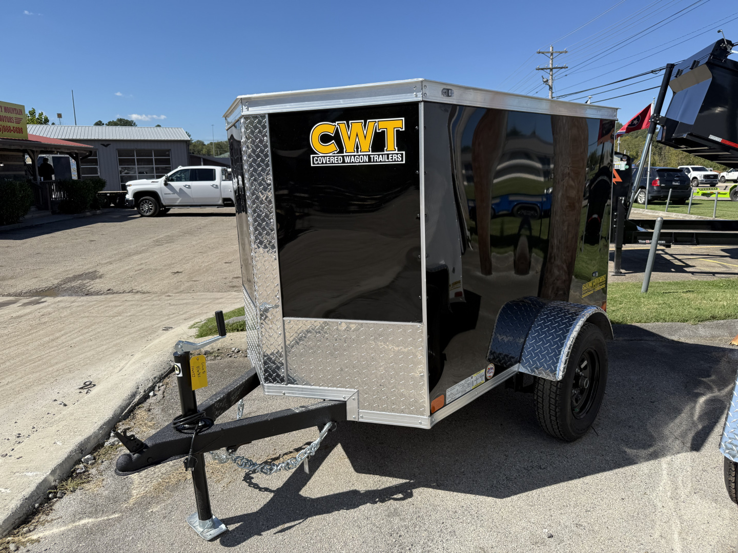 New 2026 Covered Wagon Trailers 4X6 SA Cargo / Enclosed Trailer
