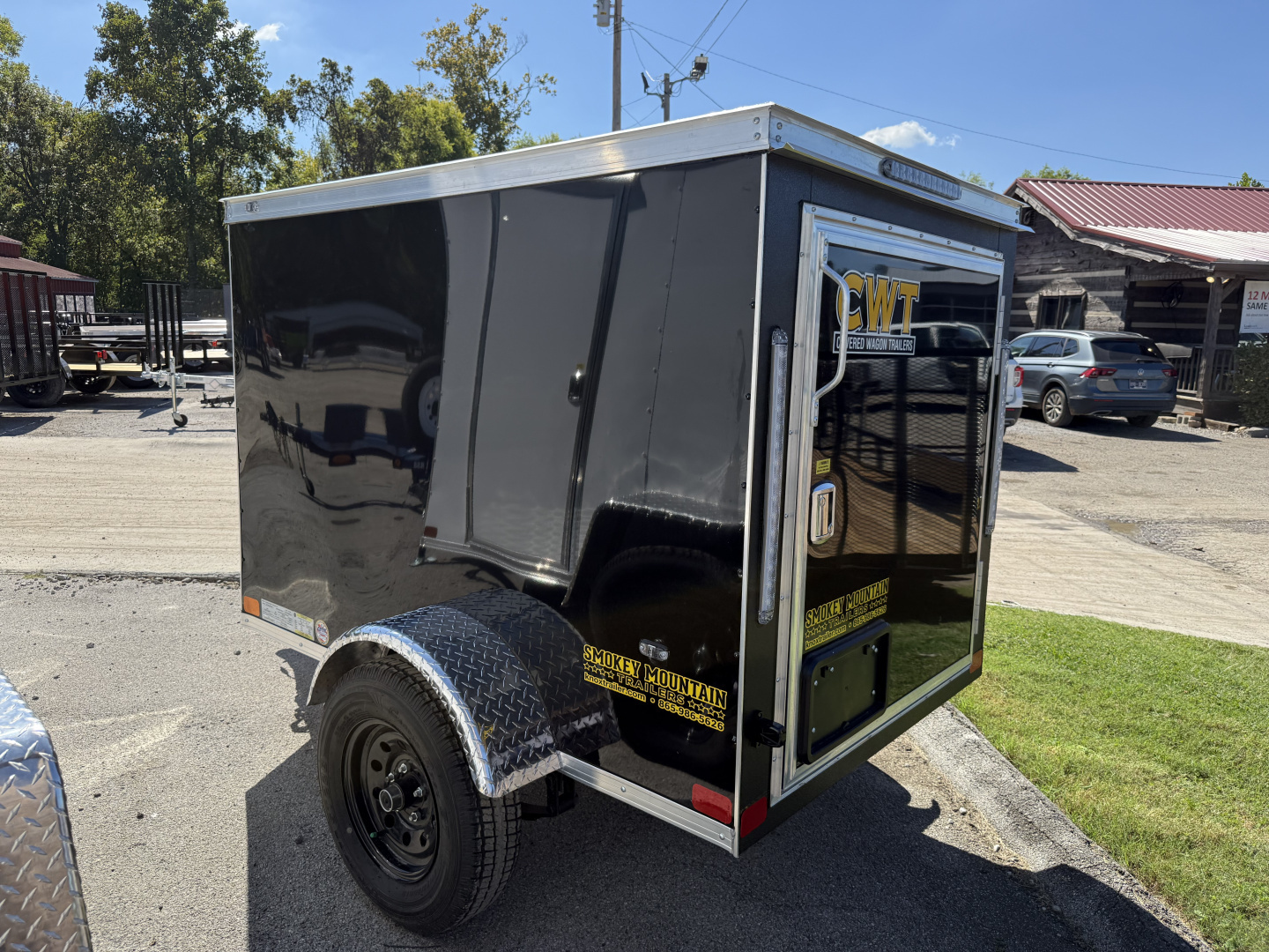 New 2026 Covered Wagon Trailers 4X6 SA Cargo / Enclosed Trailer