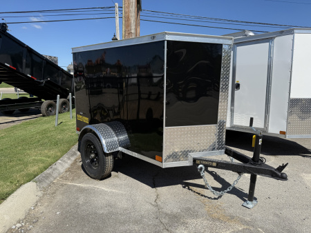 New 2025 Covered Wagon Trailers 4X6 SA Cargo / Enclosed Trailer