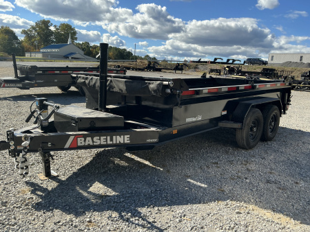 New 2025 Baseline HDU 207 Dump TRAILER, TELESCOPIC DUMP, RAMPS, TARP