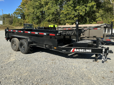 New 2025 Baseline HDU 207 Dump TRAILER, TELESCOPIC DUMP, RAMPS, TARP