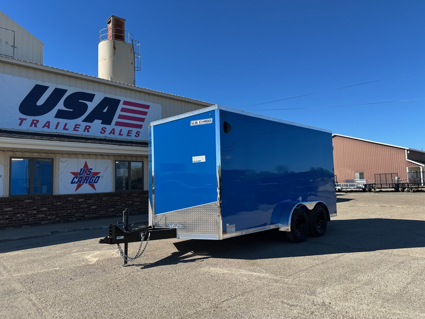 New 2026 US Cargo Scout 7x14 V-Nose Ramp Door w/6ft 6in Interior Height Cargo / Enclosed Trailer