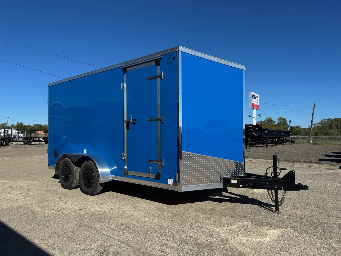 New 2026 US Cargo Scout 7x14 V-Nose Ramp Door w/6ft 6in Interior Height Cargo / Enclosed Trailer