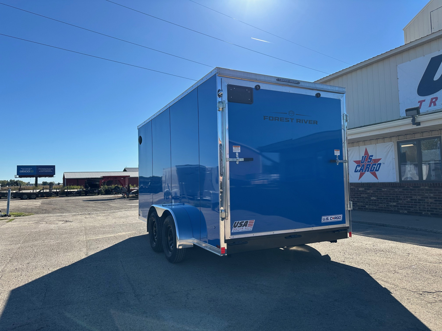New 2026 US Cargo Scout 7x14 V-Nose Ramp Door w/6ft 6in Interior Height Cargo / Enclosed Trailer