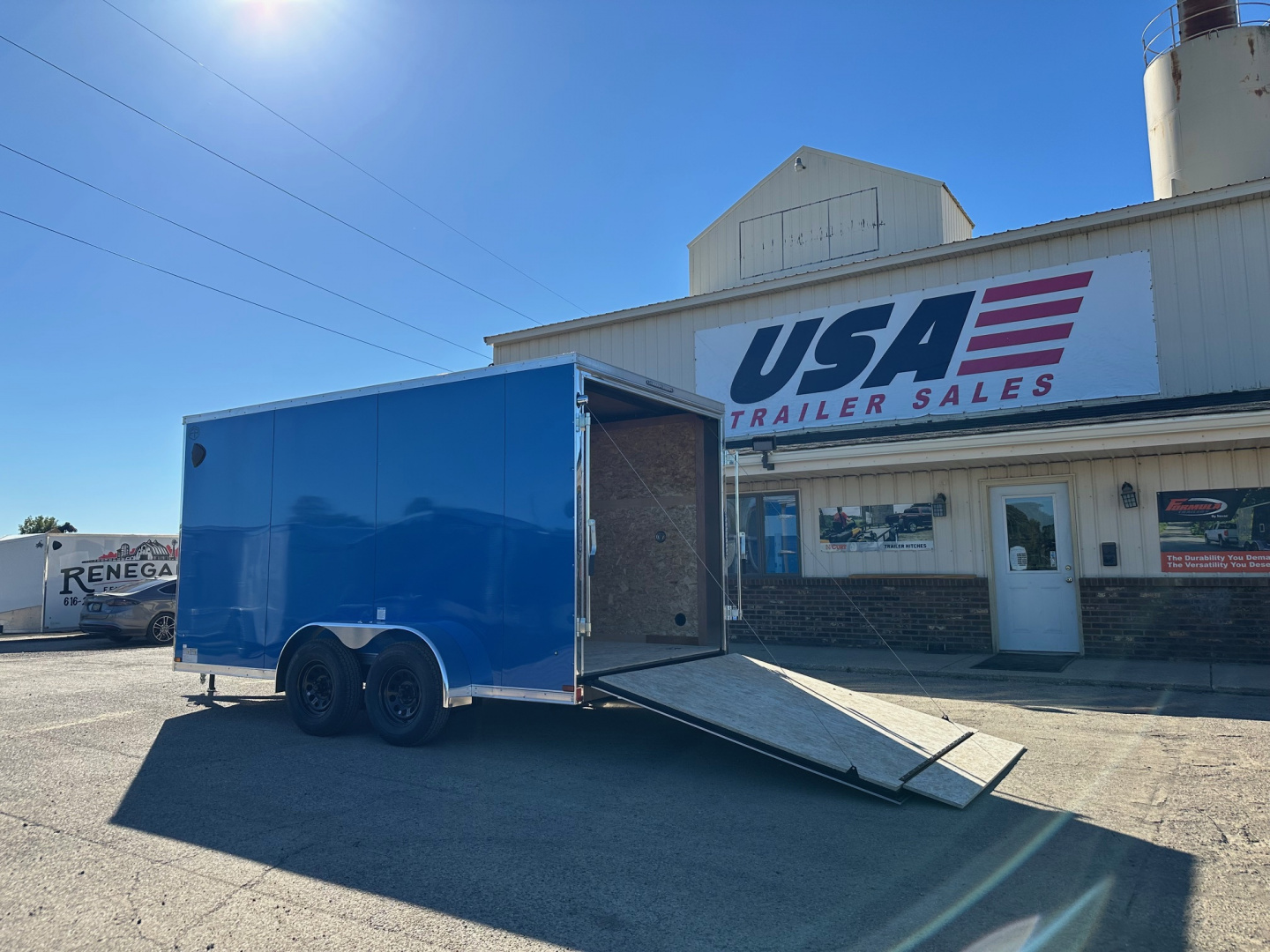 New 2026 US Cargo Scout 7x14 V-Nose Ramp Door w/6ft 6in Interior Height Cargo / Enclosed Trailer
