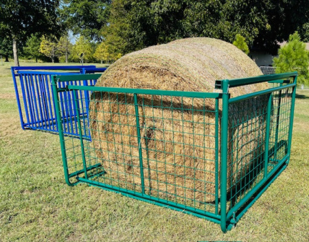New 2025 Collapsible Round Bale Feeder Farm / Ranch