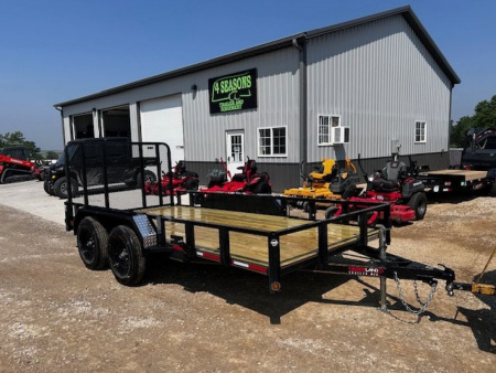 New 2026 Heartland 82 x14' Tandem Axle with 4' tall gate Utility Trailer