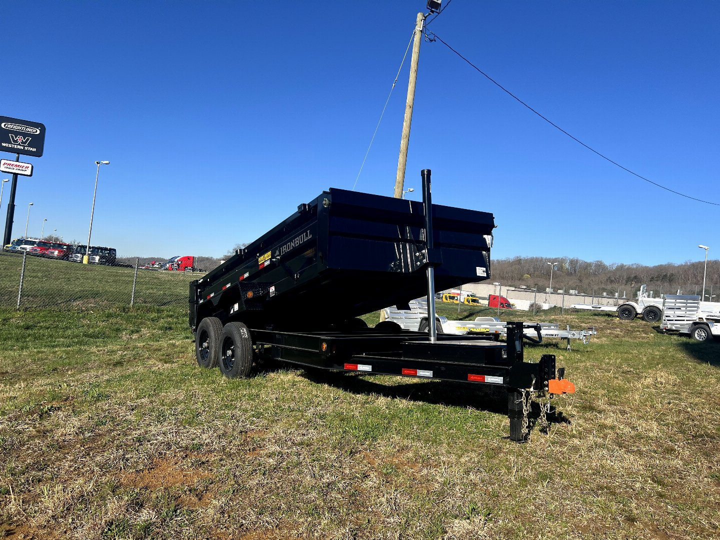 New 2026 Iron Bull DTB 83X14 TELESCOPIC Dump Trailer