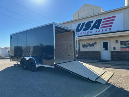 New 2026 US Cargo 7x16 Scout 7K w/Ramp Door & 78" Cargo / Enclosed Trailer
