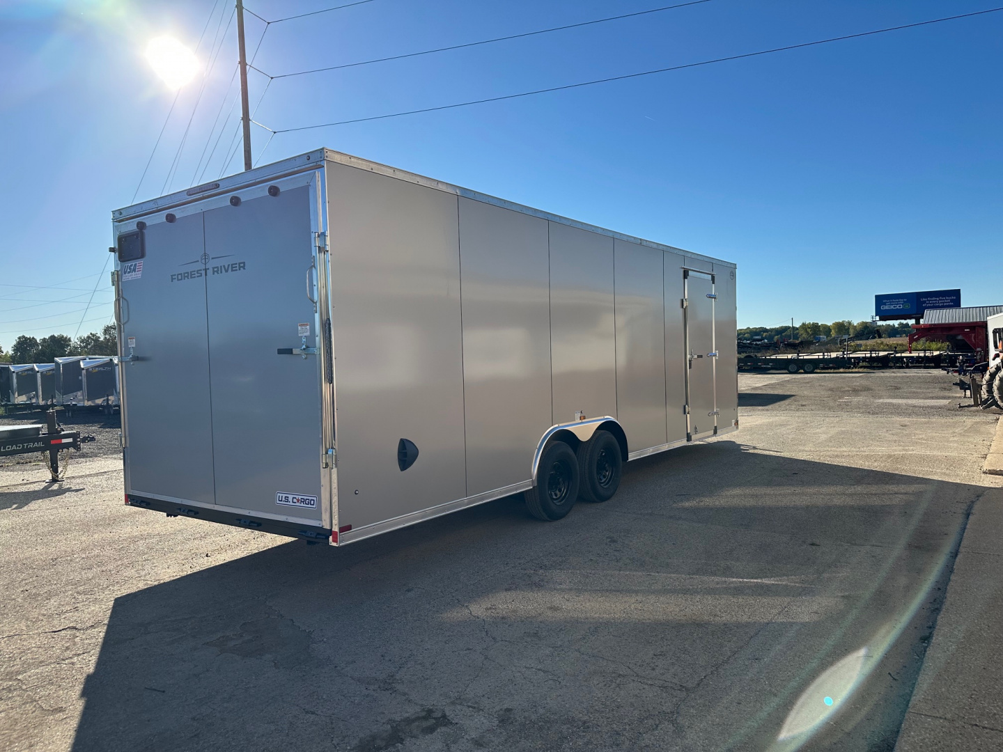 New 2026 US Cargo Scout 8.5x24 10K Carhauler w/7ft Interior and Polycor Car / Racing Trailer