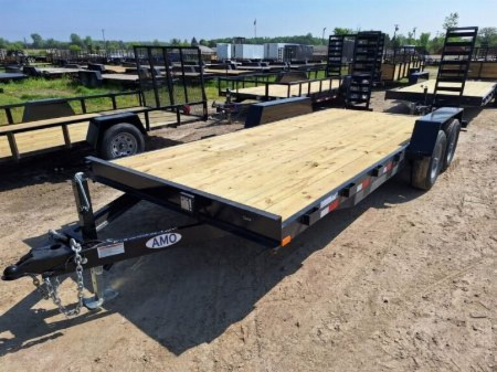 New 2026 AMO 2026 AMO 82"X18' SKID 10K Equipment Trailer Equipment Trailer