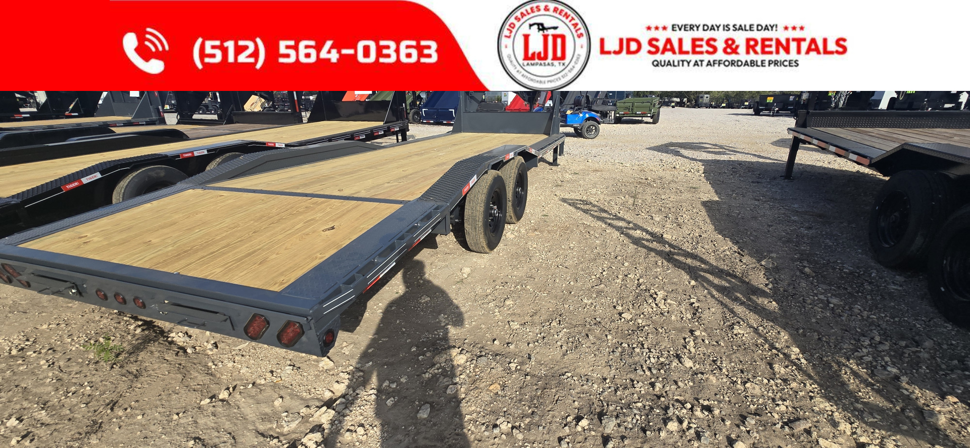 New 2026 Tiger - Gooseneck Drive Over Fender 102" X 24'